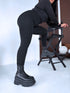 THERMO leggings "PERFECT BODY LM819" - BLACK PRE-ORDER